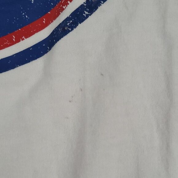 🔸️Levi's White & Blue Graphic Logo Short Sleeve Top Youth Large - Picture 10 of 11